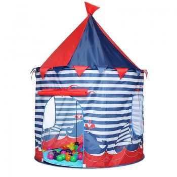 BAAOBAAB ZP00 Princess Prince Play Tent Portable Foldable Tipi Folding Tent Children Boy Castle Play House Kids Outdoor Toy Tent