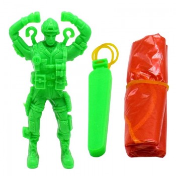 ttnight Plastic Ejecting Parachute Toy Outdoor Soldier Hand Throwing Parachute Toys for Children Boys Girls Christmas Gifts