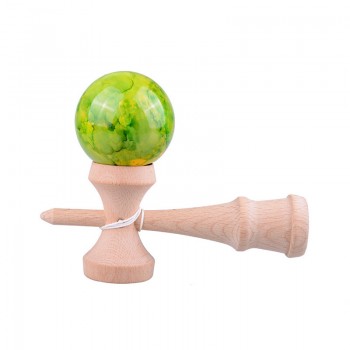 Kendama Ball Profesional Toy Marble color Kendama Juggling Balls Toys For Children Adult Game Christmas Toy Colors Random