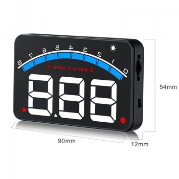 GEYIREN New M6 HUD Head Up Display Car-styling Hud Display Overspeed Warning Windshield Projector Alarm System Universal Auto M6