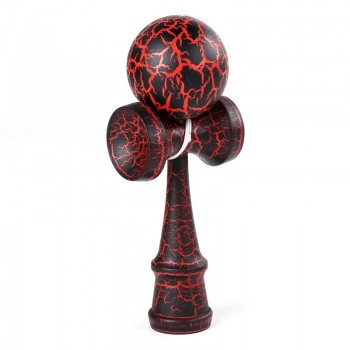 Wooden Crack Paint Kendama 18.5cm Skillful Juggling Ball Toys Japanese Traditional Fidget Ball Child Adult Gifts