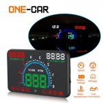 GEYIREN E350 OBD2 II HUD Car Display 5.8 Inch Screen Easy Plug And Play Overspeed Alarm Fuel Consumption display hud projector