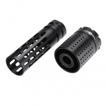 Full Metal Silencer Muffler Accessories For JinMing Gen8 M4 Water Gel Ball Blasting Toys