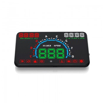 E350 5.8 Screen HUD Car Head Up Display Engine Fault Fuel Alarm Speedometer