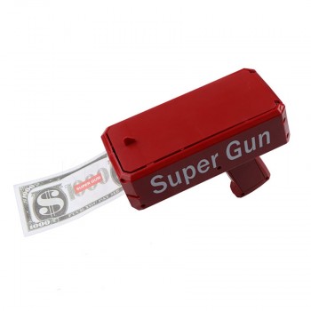Make It Rain Money Gun Red Fashion Toy Christmas Gift Party Toys Game 1PCS Cash Cannon Funny Money Gun Toy Pistol Toy