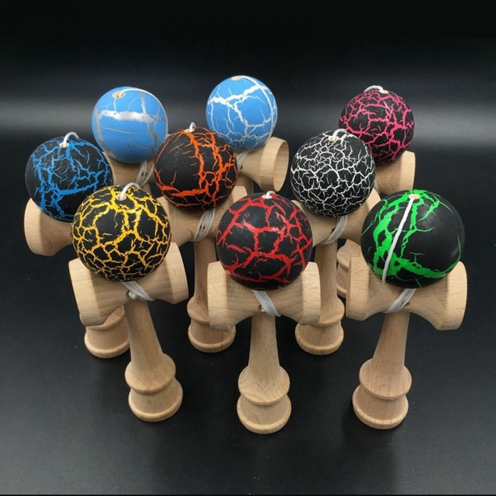 Beech Kendama Toys 12CM Skillful Juggling Ball Game for Children Adult Sword Ball Stress Release Fidget Toys Birthday Gifts
