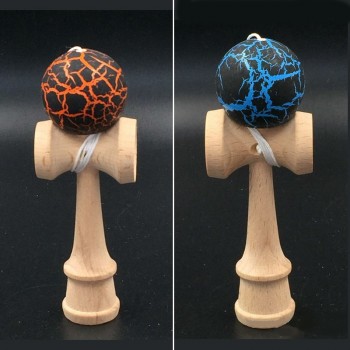 Beech Kendama Toys 12CM Skillful Juggling Ball Game for Children Adult Sword Ball Stress Release Fidget Toys Birthday Gifts