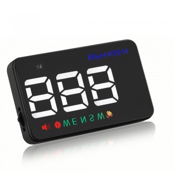 Kebidumei A5Universal Car HUD GPS Speedometer Speed Head Up Display Digital Over Speed Alert Windshield Projetor Auto Navigation