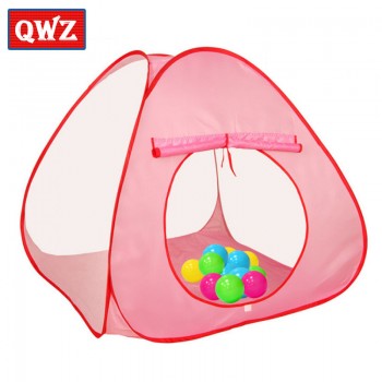 QWZ Kids Toys Tents Kids Play Tent Boy Girl Princess Castle Indoor Outdoor Kids House Play Ball Pit Pool Playhouse for Kids Gift