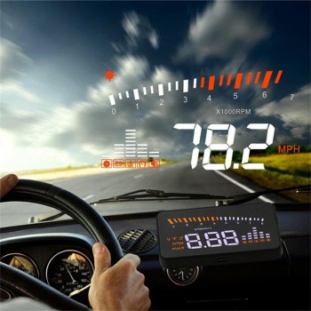 Universal Speedometer Over-speed Alarm Digital Car-styling Car Projector on the Windshield Car Hud Head up Display
