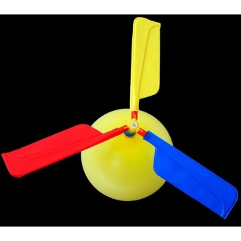 1Pcs/ Lot funny Traditional Classic sound Balloon Helicopter UFO Kids Child Children Play Flying Toys ball outdoor fun sports