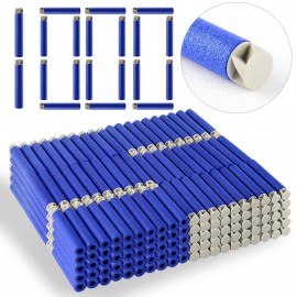 1000Pcs Flat Soft Hole Head 7.4cm*1.3CM Refill Darts Toy Set Accessories EVA Bullets For Nerf Retaliator Series Blasters Mega