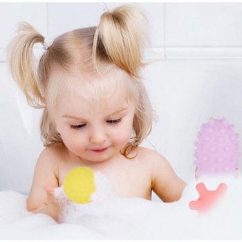 Kids Toys Childrens Textured Multi Soft Ball Toy Ball Set Develop Baby Tactile Senses Toys Training Massage Touch Hand Ball
