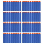 50pcs For Nerf Bullets Soft Hollow Hole Head 7.2cm Refill Darts Toy Gun Bullets for Nerf Series Blasters Xmas kid Gifts