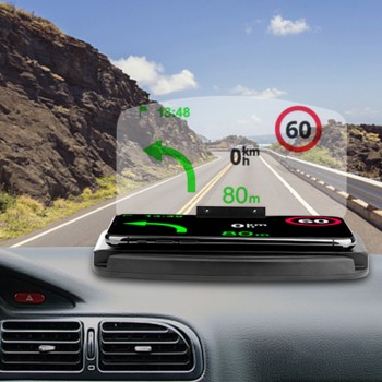 New Car Charger Holder For HUD Head-Up Display Mobile Phone Navigation Frame Windscreen Projector Phone Wireless Charger Holder