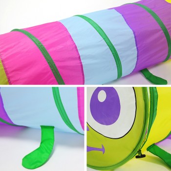 Baby Crawl Tunnel Colorful tent Indoor Outdoor Kids Play Tent Childrens Tent Animal Caterpillar Crawling Baby Tunnel Toy