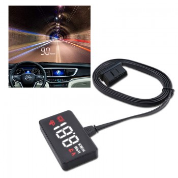 GEYIREN A100 Car HUD Head Up Display OBD2 II EUOBD Overspeed Warning System Projector Windshield Auto Electronic Voltage Alarm
