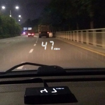 A100 HUD Head Up Display Car OBD2 II EUOBD Overspeed Warning System Auto Electronic Voltage Alarm Windshield Projector A100