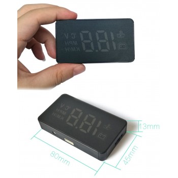 A100 HUD Head Up Display Car OBD2 II EUOBD Overspeed Warning System Auto Electronic Voltage Alarm Windshield Projector A100