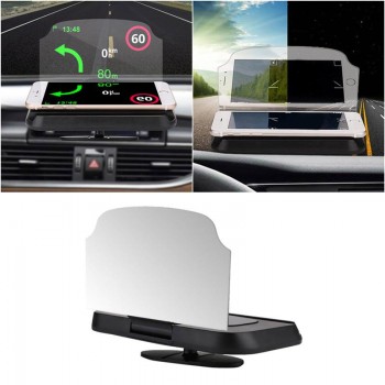 1pc Universal Car Head Up Display HUD Speedometer GPS Heads Up Display Cars GPS Speedometer Speed Display -cheaper one is holder