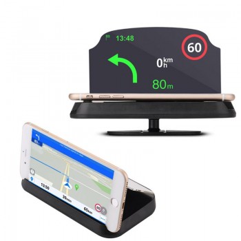 1pc Universal Car Head Up Display HUD Speedometer GPS Heads Up Display Cars GPS Speedometer Speed Display -cheaper one is holder