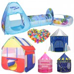 3Pcs/Set Foldable Pool-Tube-Teepee Baby Play Tent House Infant Kids Crawling Pipeline Tunnel Game Play Tent Ocean Ball Pool