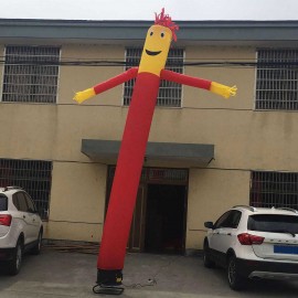 3m/6m Inflatable Advertising Air Sky Dancers Tube Puppet Flag Wavy Man Wind Dancers Single Leg Swing Advertising Dancing Models
