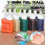 20000Pcs 7-8mm Crystal Bullets Water Ammo Beads For Gel Ball Blasters Toy Multicolor optional Water Guns Ammo Shotting Bullets