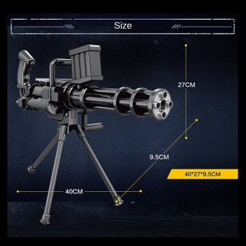 Kids Toy Gun Paintball Gun Gatling Soft Bullet Gun Plastic Toys Infrared CS Game Shooting Crystal Water Bullet