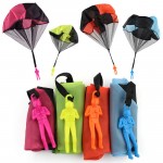 1PCS Hand Throwing kids Mini Light Play Parachute Toy Children Educational Toys Kids Outdoor Games Soldier Outdoor Sports