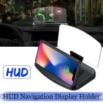 Qi Wireless Charger Car HUD GPS For Samsung S9 Plus 10W/7.5W Head Up Display Car Phone Holder Charging For iPhone 8 Plus X