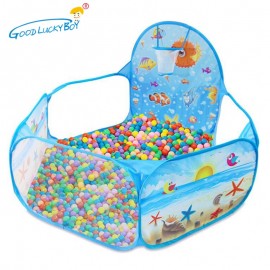 New Toys Tent Ocean Series Cartoon Game Ball Pits Portable Pool Foldable Children Outdoor Sports Educational Toy With Basket