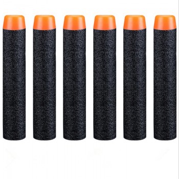 100Pcs Multicolor 7.2CM EVA Soft Hollow Hole Head  Refill Darts Toy Gun Bullets for Nerf Series Blasters Kids Birthday Gifts