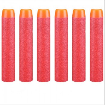 100Pcs Multicolor 7.2CM EVA Soft Hollow Hole Head  Refill Darts Toy Gun Bullets for Nerf Series Blasters Kids Birthday Gifts