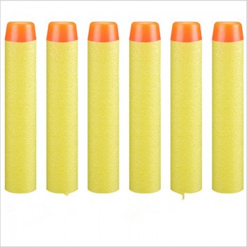 100Pcs Multicolor 7.2CM EVA Soft Hollow Hole Head  Refill Darts Toy Gun Bullets for Nerf Series Blasters Kids Birthday Gifts