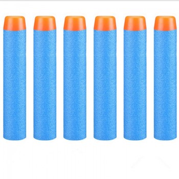 100Pcs Multicolor 7.2CM EVA Soft Hollow Hole Head  Refill Darts Toy Gun Bullets for Nerf Series Blasters Kids Birthday Gifts