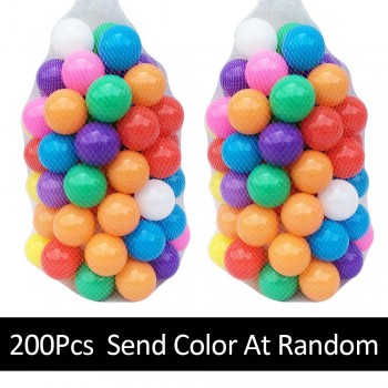 200pcs/lot Eco-Friendly Colorful Plastic Ball Water Pool Ocean Wave Ball Toys Stress Air Ball Outdoor Sports Toys for Children