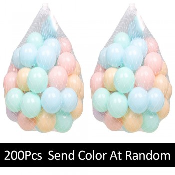 200pcs/lot Eco-Friendly Colorful Plastic Ball Water Pool Ocean Wave Ball Toys Stress Air Ball Outdoor Sports Toys for Children