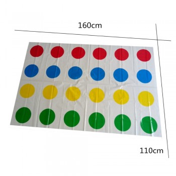 160x110cm Family Classic Game Twister Mobile Game 2-6 Players Friends Play Mat Twist Body Interactive Sports Toys Children