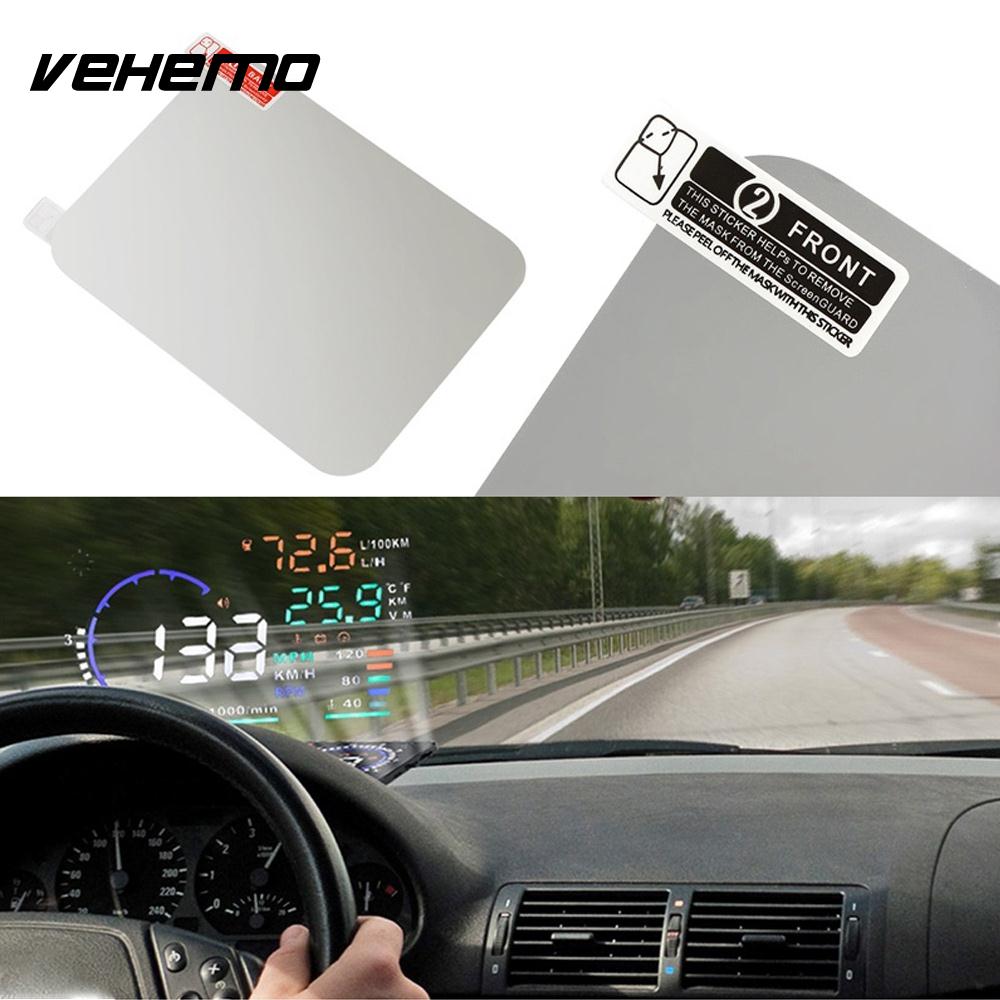 Display Exclusive Film 15*13CM Premium OBD HUD Film Car Screen Film Universal Reflective Film GPS Navigation Tools