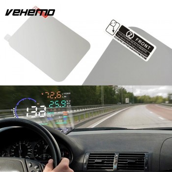 Display Exclusive Film 15*13CM Premium OBD HUD Film Car Screen Film Universal Reflective Film GPS Navigation Tools
