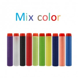 Hot Sale 100 pcs Mix Color Refill Bullets Dart For Elite Series Blasters Refill Soft Bullet Toy Gun