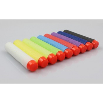 Hot Sale 100 pcs Mix Color Refill Bullets Dart For Elite Series Blasters Refill Soft Bullet Toy Gun