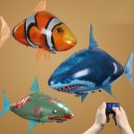 Remote Control Shark Toys Air Swimming Fish Infrared RC Flying Air Balloons Clown Fish Kids Toys Gifts Party Decoration