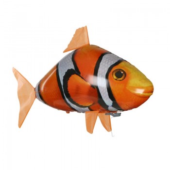 Remote Control Shark Toys Air Swimming Fish Infrared RC Flying Air Balloons Clown Fish Kids Toys Gifts Party Decoration