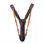 Kids Boys Wood Slingshot Wooden Sling Shot Classic Traditional Shooting Outdoor Toys Gift