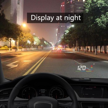 GEYIREN A200 hud car universal head up display speedometer obd2 temperature water Projection on the windshield for car hud 2018