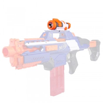Modified Part Tactical Flashlight for Nerf Elite Series - Orange + Grey