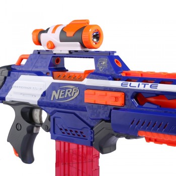 Modified Part Tactical Flashlight for Nerf Elite Series - Orange + Grey