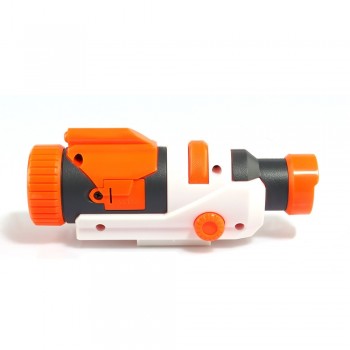 Modified Part Tactical Flashlight for Nerf Elite Series - Orange + Grey